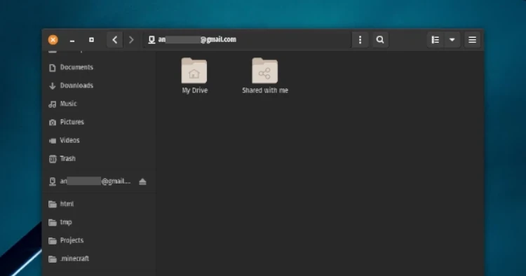 How to Sync Google Drive with File Manager in Ubuntu / PopOs?